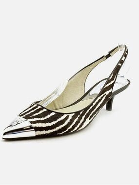 Michael Kors Paxton Sling Print Haircalf Shoes